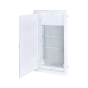 FLUSH MOUNTING ENCLOSURE FOR IT EQUIPMENT - 3 ROWS, WHITE DOOR IP30 IN63A 592X346X92mm ACA 282U36FSWIT