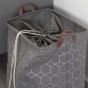 Καλάθι Απλύτων 40xH50cm Polyester Sealskin Geometric Grey 362455014