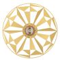 Μεταλλική Πλαφονιέρα Οροφής 42.5cm 1xE27 Χρυσό χρώμα Eglo Castanuelo 43599