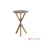 Έπιπλο Ø52xH76cm Γκρι-Μπεζ Ματ χωρίς Νιπτήρα Scarabeo Cross Antique Sand 2501F0-9852