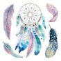 Watercolour Dreamcatcher αυτοκόλλητα τοίχου βινυλίου M Ango 54111