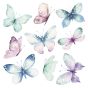 Watercolour Butterflies αυτοκόλλητα τοίχου βινυλίου M Ango 54117