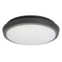 Πλαφονιέρα IP54 D220xH55mm Led 10w 100lm Dark Grey Viokef Tibuok 4197600