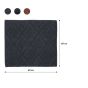 Πατάκι Μπάνιου Βαμβακερό 60x60cm Sealskin Aztec Dark Grey 800098