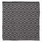 Πατάκι Μπάνιου 60x60cm Cotton Sealskin Trellis Black 800107