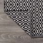 Πατάκι Μπάνιου 60x60cm Cotton Sealskin Trellis Black 800107