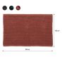 Πατάκι Μπάνιου Cotton 60x90cm Sealskin Delhi Dark Pink 800111