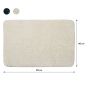 Πατάκι Μπάνιου 60x90cm Polyester Sealskin Angora Off-White 800120