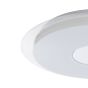 Πλαφονιέρα Οροφής Λευκή 45xH8cm LED 2700-6500Κ 540lm Εφαρμογή-Τηλεχειριστήριο  Eglo Lanciano 900083