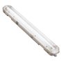 ΦΩΤΙΣΤΙΚΟ ΣΤΕΓΑΝΟ ΓΙΑ LED TUBE ME INOX CLIPS 2x1.50m 147-56065