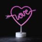 LOVE, 200 NEON LED ΛΑΜΠΑΚΙΑ ΜΕ ΜΠΑΤΑΡΙΑ (3xΑΑ)/USB, ΡΟΖ, IP20, 29*10*28.5 ACA F042007333