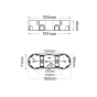 FL.MOUNT.JUNCT.MOLLOW.WALLS BOX 6/7 MODULES ACA GR10060