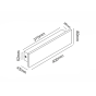 ΕΠΙΤΟΙΧΟ ΓΡΑΜΜΙΚΟ ΦΩΤΙΣΤΙΚΟ LED SMD 12W 660LM 230V AC 3000K RA80 IP65 30.000HRS ΜΑΥΡΟ ΤΣΙΜΕΝΤΟ ACA MK063400B