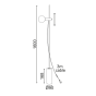 ΕΠΙΔΑΠΕΔΙΟ Φ/Σ 1XE14 ΜΑΥΡΟ ΜΑΡΜΑΡΟ+ΜΕΤ/ΚΟ D9XH160CM HERA ACA OD581F160B