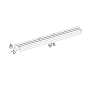 ΕΠΙΤΟΙΧΟ Φ/Σ LED 12W 3000K 780LM ΜΑΥΡΟ ΑΛΟΥΜΙΝΙΟ IP44 57X7X4CM KLARA ACA PN29LEDW57BK