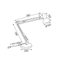 ΠΟΡΤΑΤΙΦ ΑΣΗΜΙ ΒΑΦΗΣ 1 Χ Ε27 Η85CM PENNA ACA SF606S