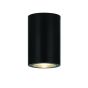 GU10  ROUND CEILING LUMINAIRE 230V AC MATT BLACK IP65 GU10 MAX.7W ACA SL7033B