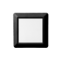 LED WALL SQUARE LUMINAIRE BLACK 230V AC IP65 4W 3000K 270LM RA80 ACA SLIM51NB