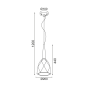 ΚΡΕΜΑΣΤΟ Φ/Σ 1ΧΕ27 ΤΣΙΜΕΝΤΟ+ΞΥΛΟ Φ20ΧΗ120CM DIODUS ACA V35146