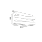 ΕΠΙΤΟΙΧΟ Φ/Σ LED 12W 3000K 960LM ΣΚΟΥΡΟ ΧΡΥΣΟ ΜΕΤ/ΚΟ 20X11X9CM MILANO ACA V80LEDW20DG