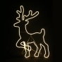 "STANDING REINDEER" 500LED ΣΧΕΔΙΟ 5m ΦΩΤΟΣΩΛ ΝΕΟΝ ΘΕΡΜΟ ΛΕΥΚΟ IP44 54x82cm 1.5m ΚΑΛΩΔ ACA X085001414