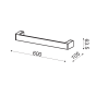 ΕΠΙΤΟΙΧΟ Φ/Σ LED 12W 3000K ΑΛΟΥΜΙΝΙΟ ΜΑΥΡΟ 60Χ6,4Χ10,5CM FOGA ACA ZD810412LEDBK