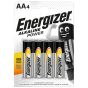 Μπαταρίες Αλκαλικές AA /Ε91 (Μινιόν) Energizer Alkaline Power LR6 F016697