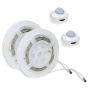 LED SMD BED STRIP KIT 2X1.2M IP65 4000K WITH 2 SENSORS & 12V DC PLUG DRIVER ACA SLIPO2