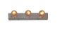 Φωτιστικό Theatrale Τρίφωτο 3xE14 L30x8x3,8cm Χρώμιο MB540-3 TUBE WALL Α3 Homelighting 77-3208